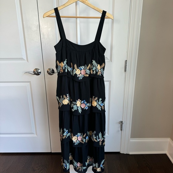 Vilshenko Black Salma Midi Dress - Picture 4 of 10